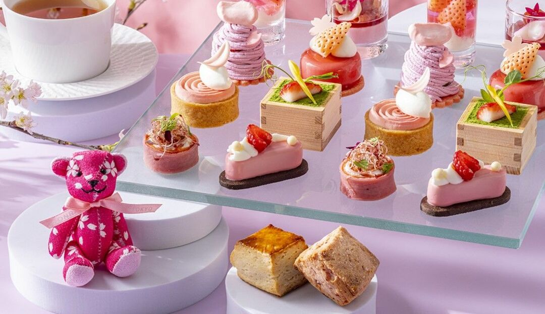 アフタヌーンティーリビング 桜柄の重箱 超レア】アフタヌーンティー