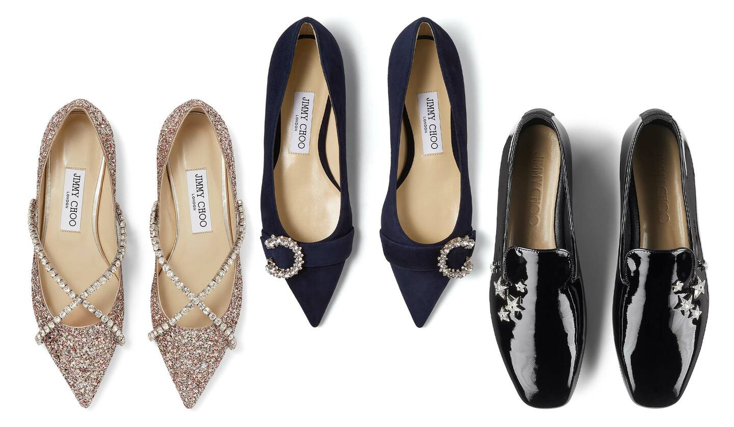 JIMMY CHOO フラットシューズ-hybridautomotive.com