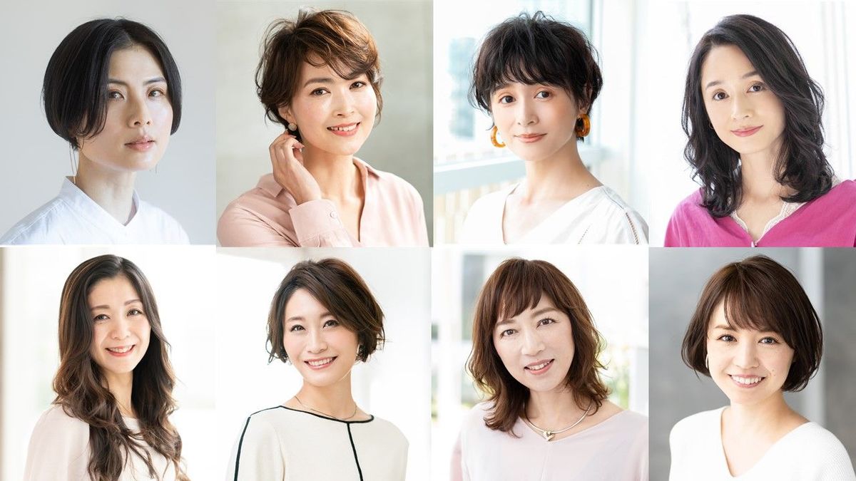 前髪ありなしで探す人気のヘアスタイル 40代50代 髪の長さ 小顔に見せで選ぶ大人のヘアのまとめ Precious Jp プレシャス