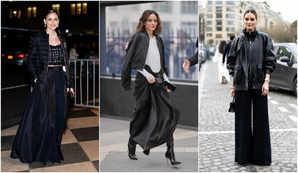 オリヴィア・パレルモが魅せる「ブラック」の美学。凛とした最旬着こなし術【海外スナップ】