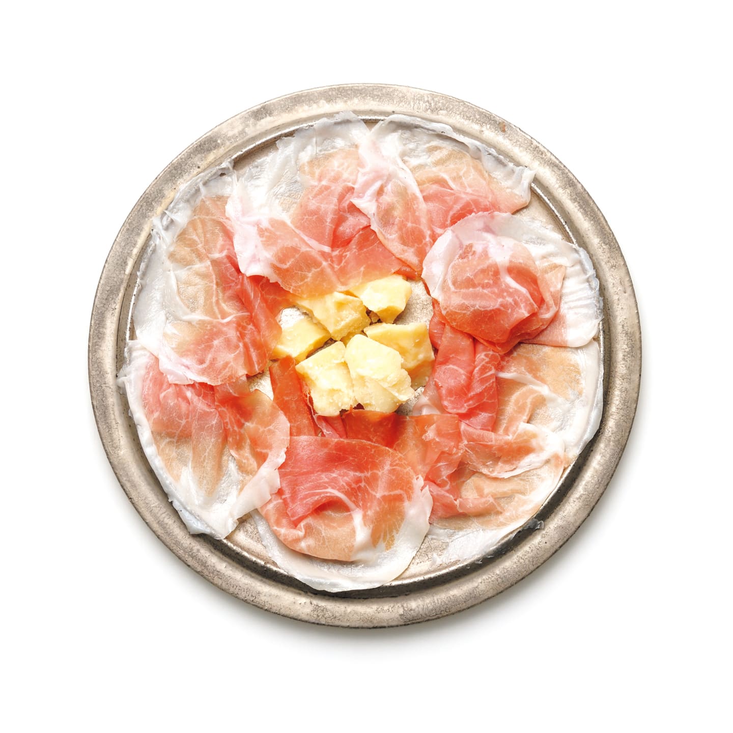 ピアッティ「パルマ産生ハム24か月熟成」100g¥1,400・「パルミジャーノ・レッジャーノ」100g¥864