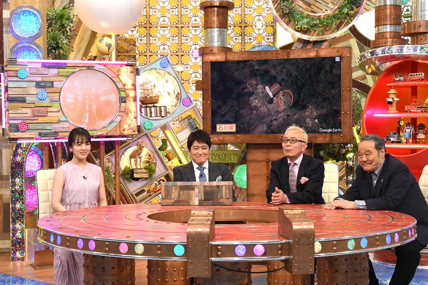左から:伊原六花さん、林修さん、所ジョージさん、西田敏行さん ©ABCテレビ