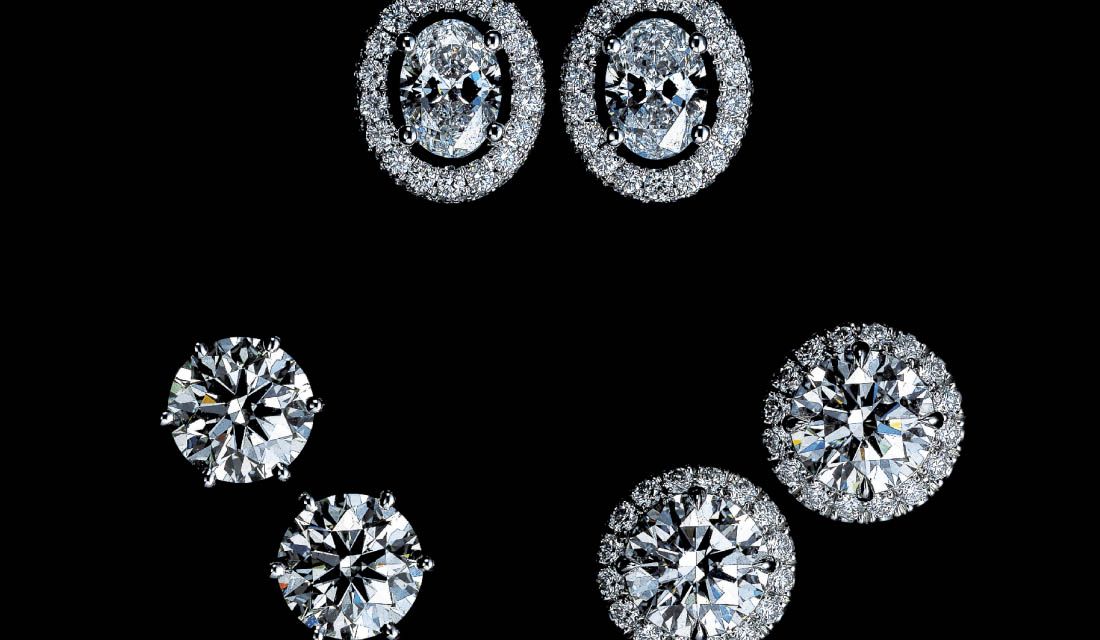 カルティエ トリニティピアス ブリリアントカット ダイヤモンド