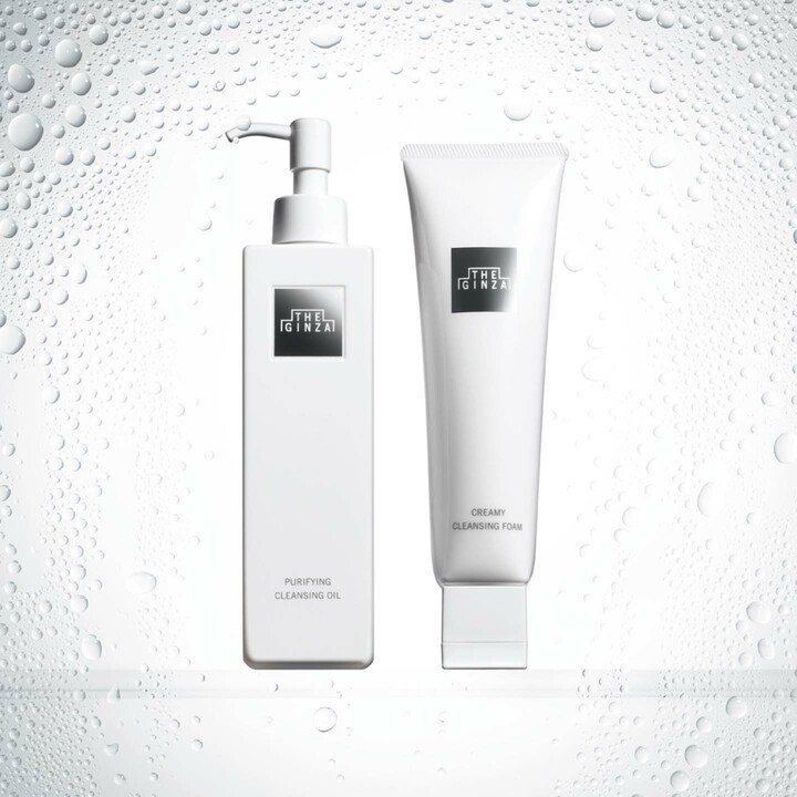 リニューアル発売される「ザ・ギンザ ピュリファイングクレンジングオイル ｎ」と「ザ・ギンザ クリーミークレンジングフォーム ｎ」