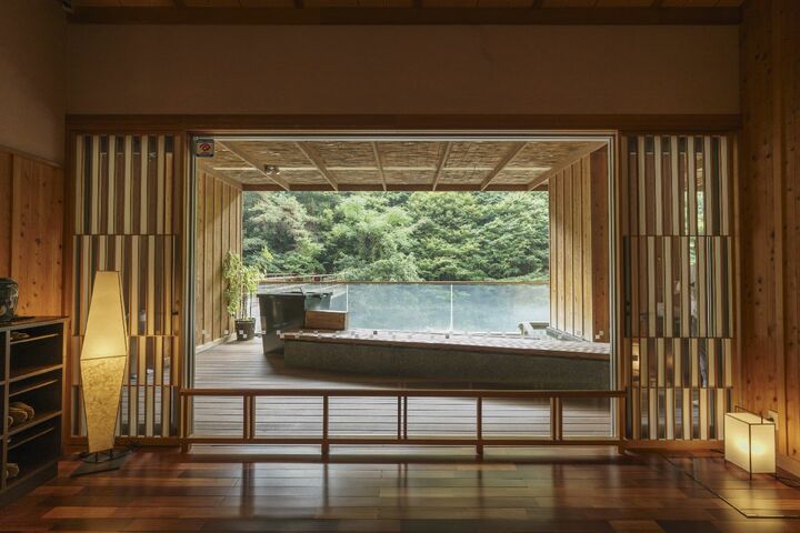 足湯テラス