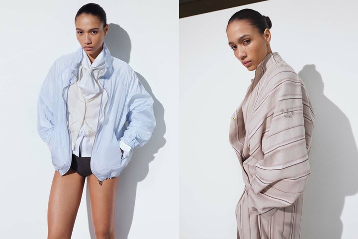 タトラスの「2026 春夏コレクションコレクション」イメージルック