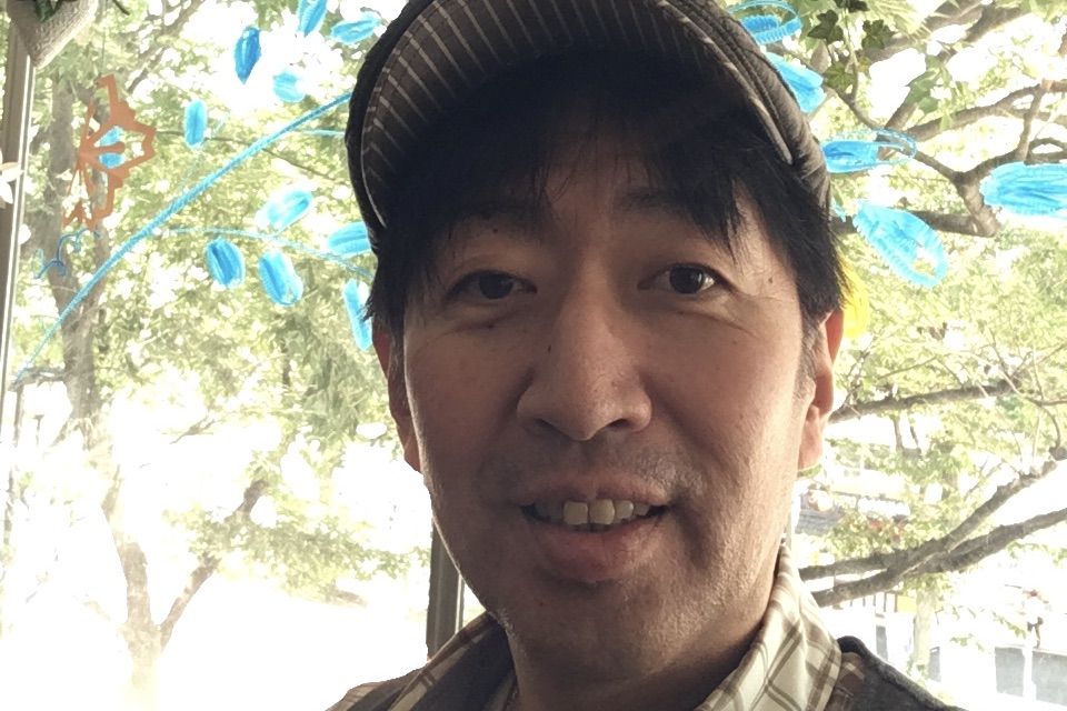 柔和な外見の久保マスター