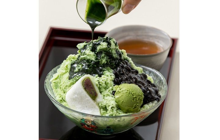 「宇治抹茶氷」¥1,512 限定20食(1日)提供時間/11:00~なくなり次第終了 販売期間/7月1日(月)~8月15日(木)