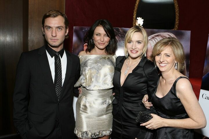 ワールドプレミアにて、左から出演のジュード・ロウ、キャメロン・ディアス、ケイト・ウィンスレット。