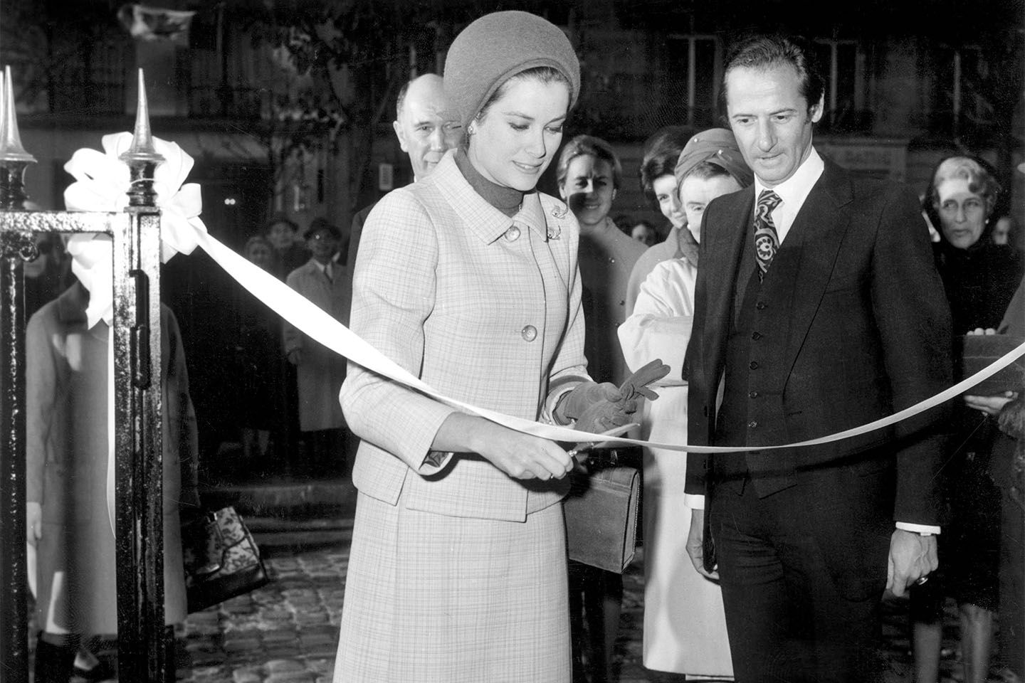 右にいるのが、マルク・ボアン。ブティックのオープニングでしょうか。
