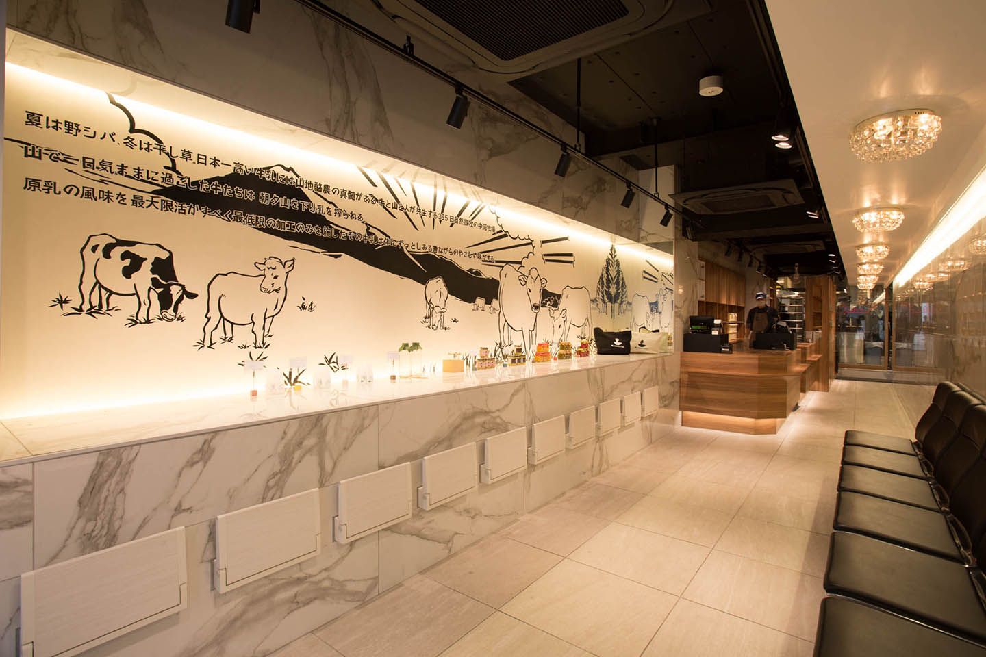 「俺のBakery&Cafe 松屋銀座 裏」の店内