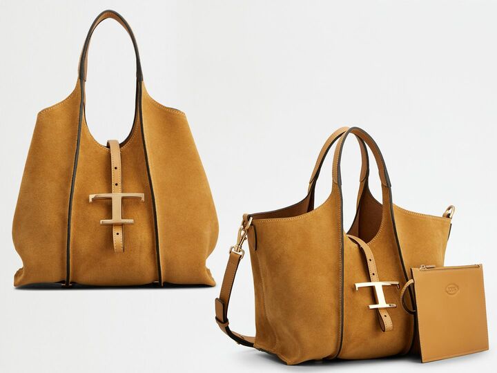 『トッズ T タイムレス ショッピング バッグ』