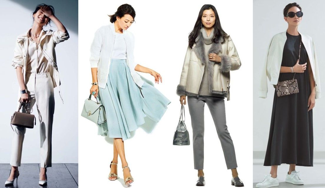 季節別19選 白ブルゾンのコーデまとめ Precious Jp プレシャス