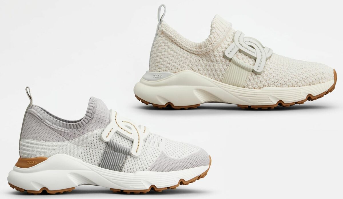 【フィット感の良い快適な履き心地】TOD'S ニットスニーカー トッズ TOD'S スニーカー ケイト ニットスニーカー ブラウン