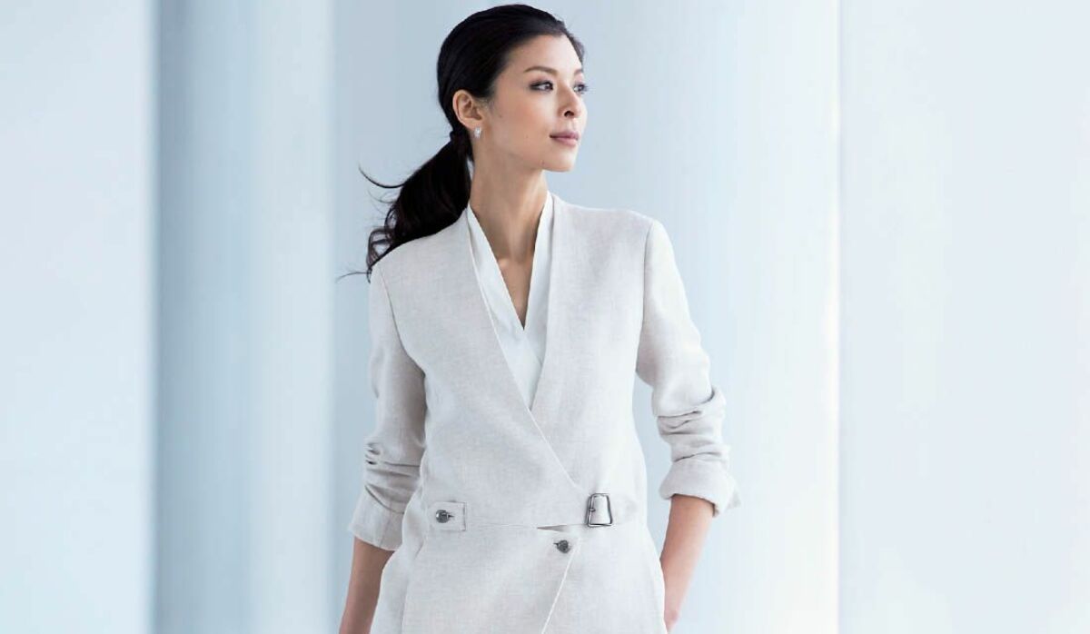 新品 Stella McCartney 46 比翼 トレンチコート ロング 【2018年4月