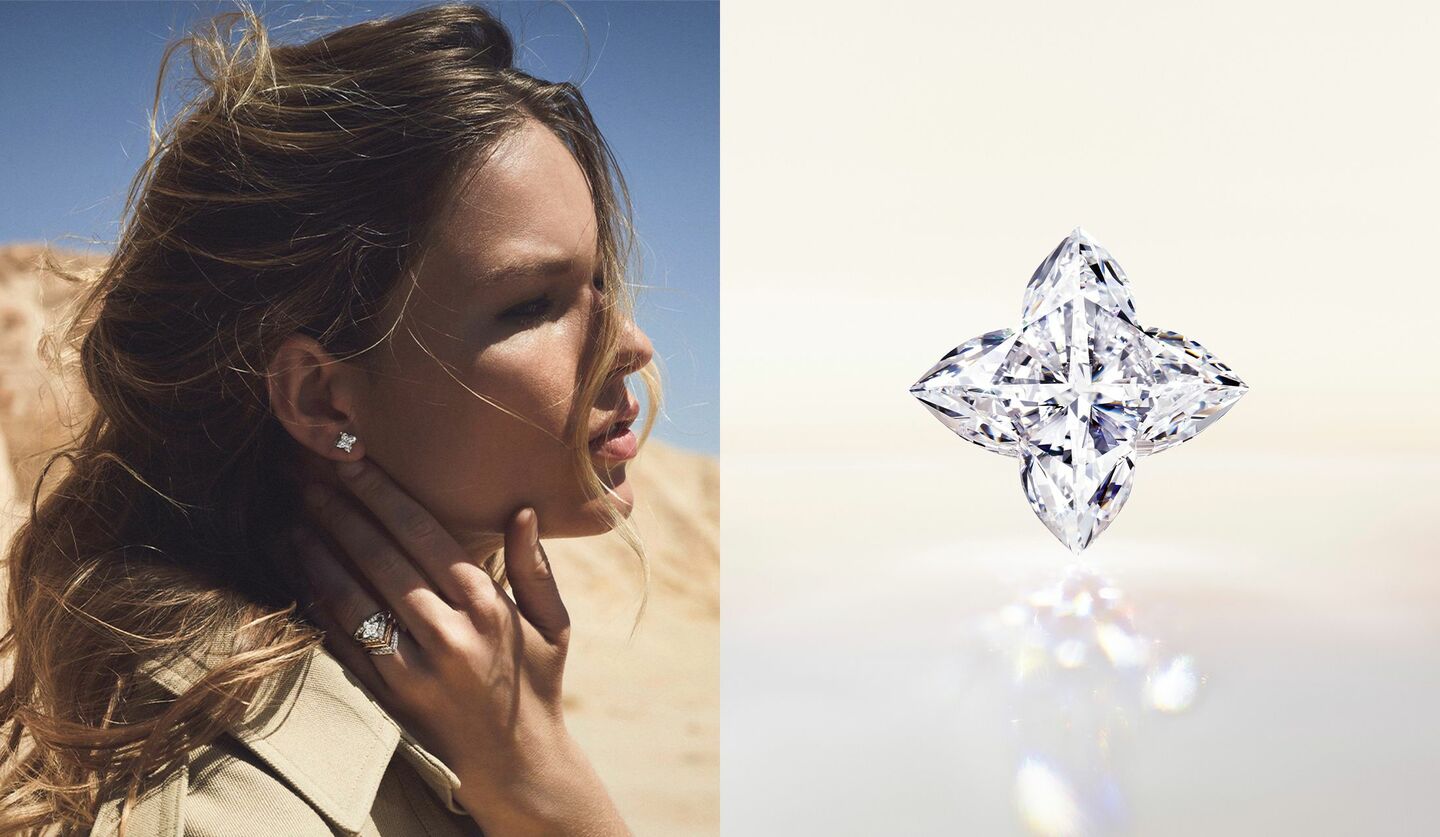 ルイ・ヴィトンより世界先行発売中の新作ファインジュエリーコレクション「LV ダイヤモンド」
