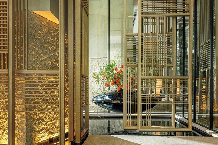 大阪のラグジュアリーホテル「フォーシーズンズホテル大阪」の内観カット
