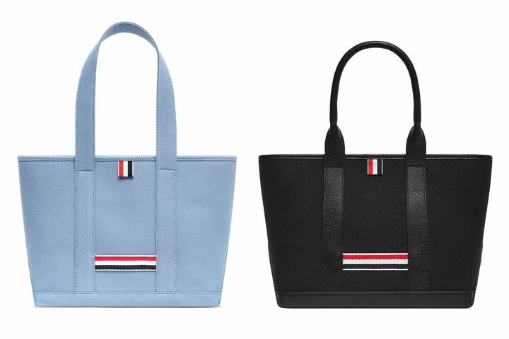 「トム ブラウン 銀座店」の先行発売トートバッグ