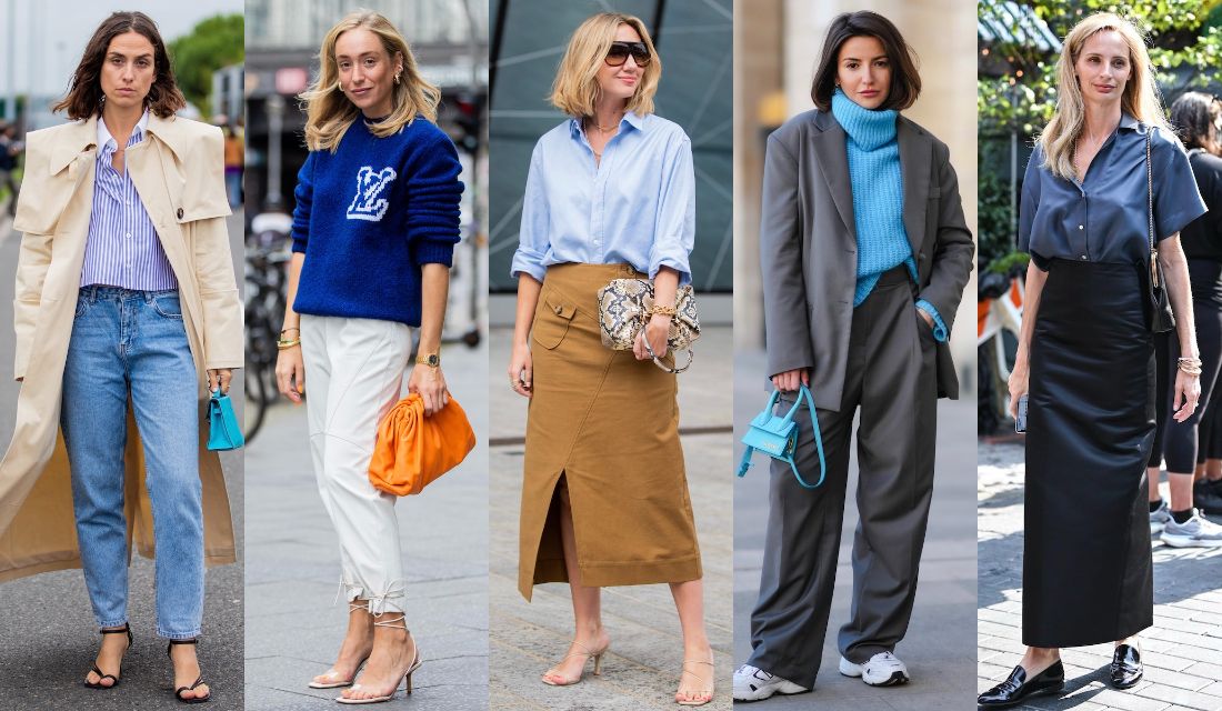 大人こそ似合う 青トップス 見本コーデ27選 Precious Jp プレシャス