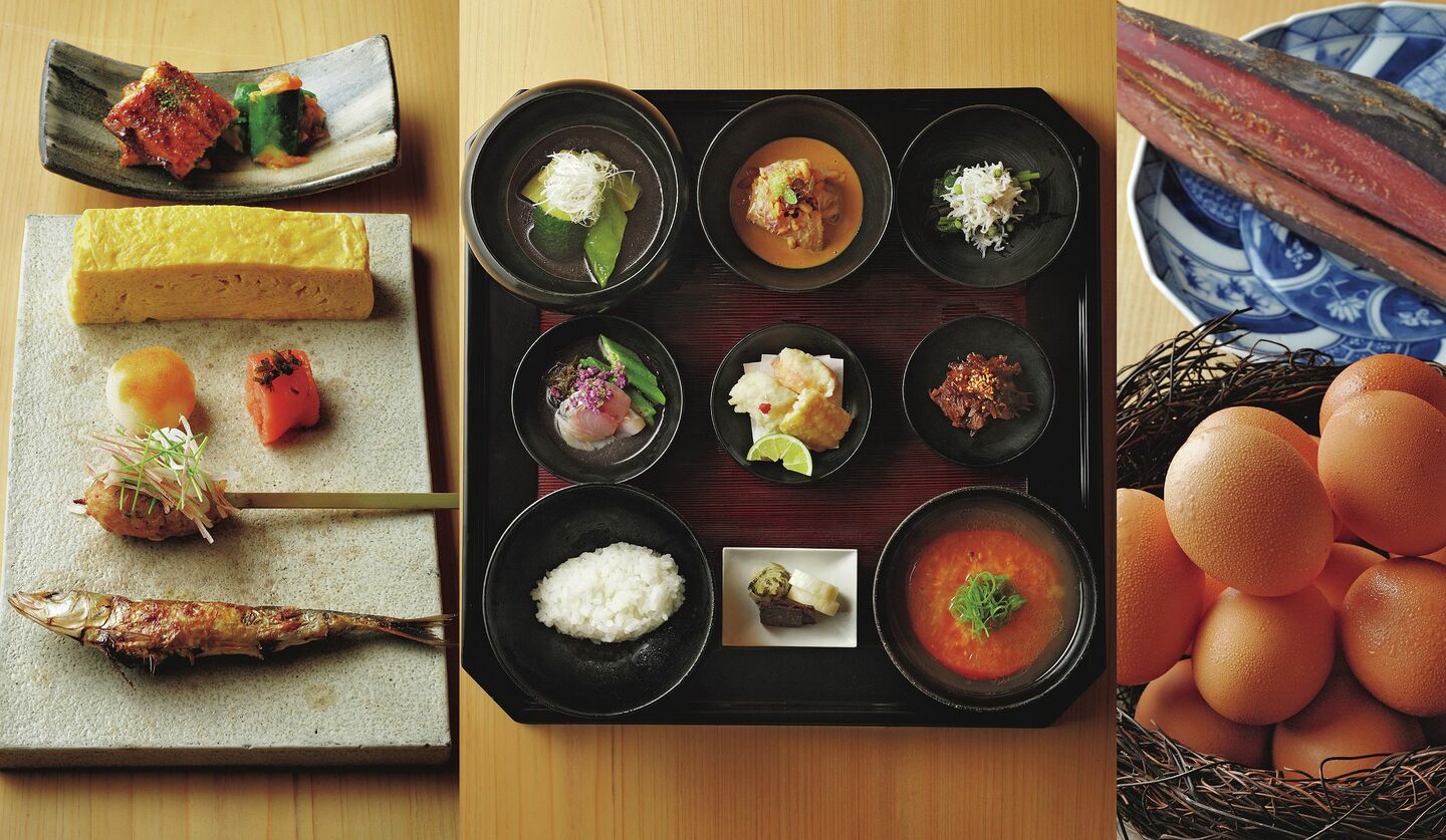 東京都中央区銀座の「銀座 稲葉」で食べられる朝餉(あさげ)の画像