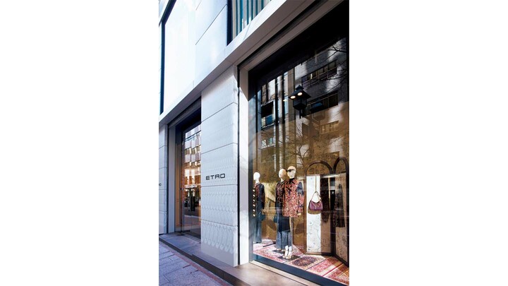 エトロ銀座本店の外観