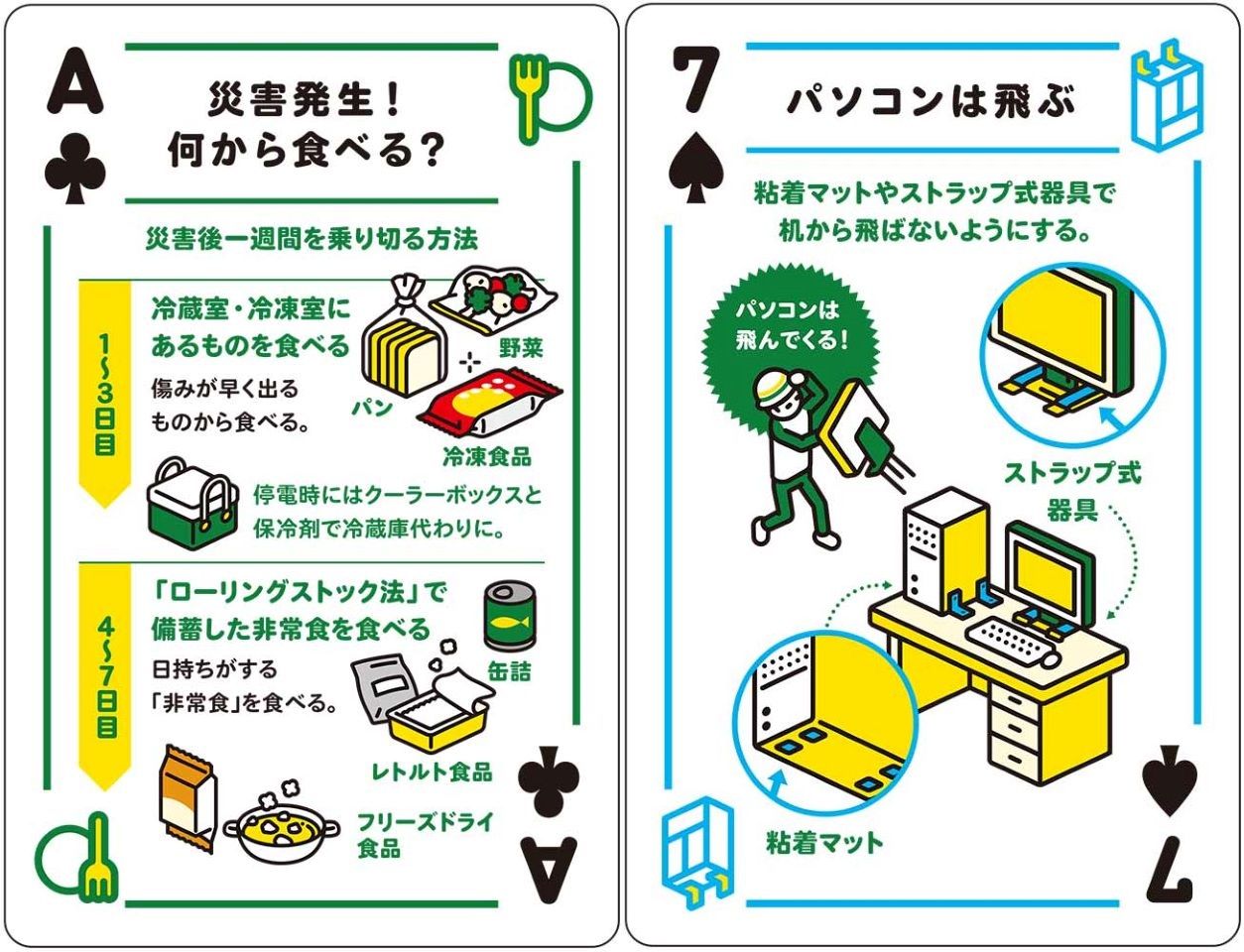 ビバリーの「災害そなえトランプ」の画像