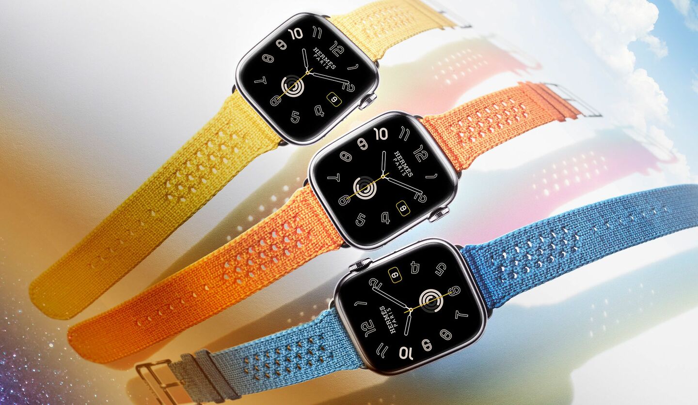 エルメスの時計『Apple Watch Hermès Series 9／ステンレススティールケース［41mm］＆シンプルトゥール『トリコ』