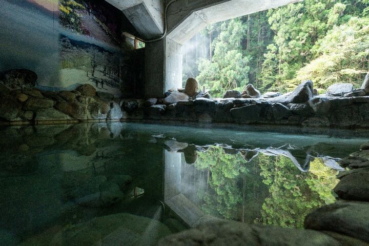 「上湯温泉 川原の湯」の女湯