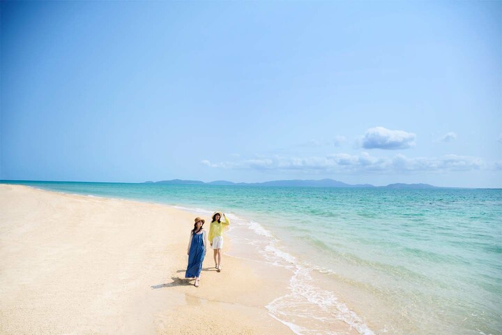 「リゾナーレ小浜島」の隣接ビーチ