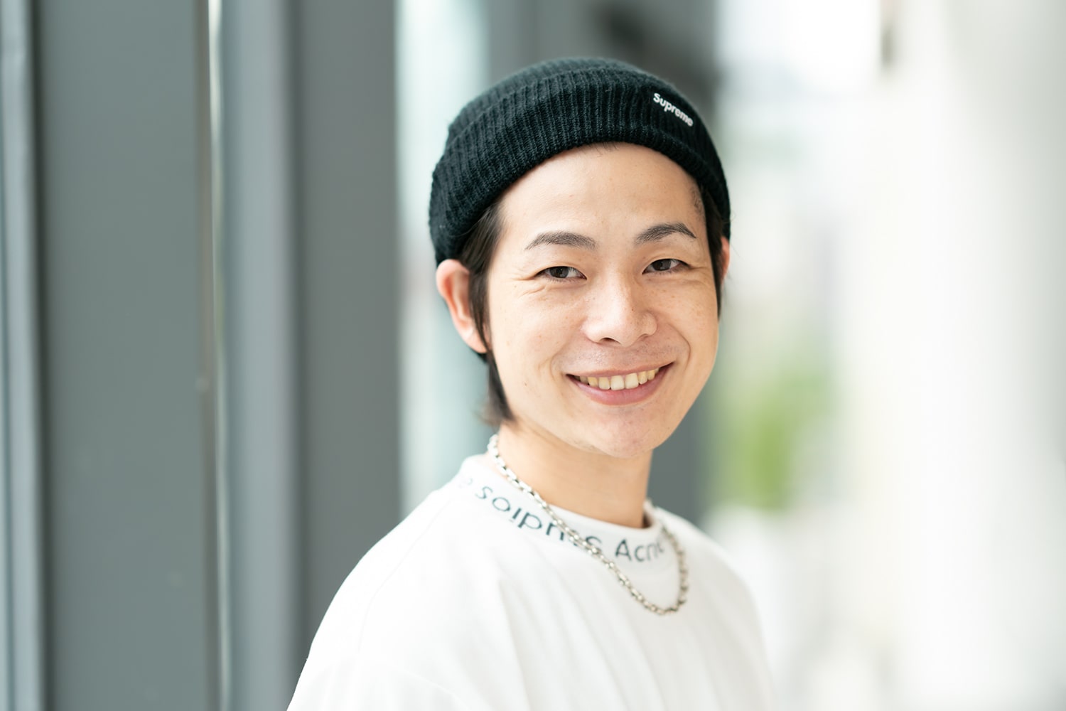 MINX銀座二丁目店 代表・木倉義宗さん。趣味はスニーカーの収集。「限定とか希少価値のあるものを見つけると買っちゃいます。30足以上はありますね」