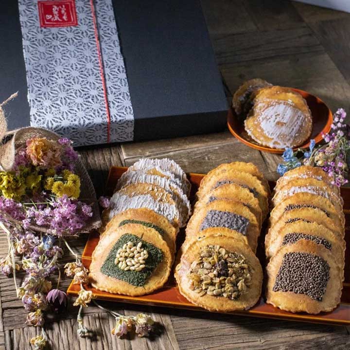 「抹茶入り 味噌煎餅 スイーツ 7種詰合せ 13袋入」(味噌煎餅本舗 井之廣)(価格 ¥2,037)