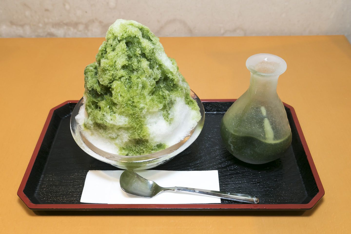 茶寮油長の「宇治吟醸酒氷」¥650(税抜)