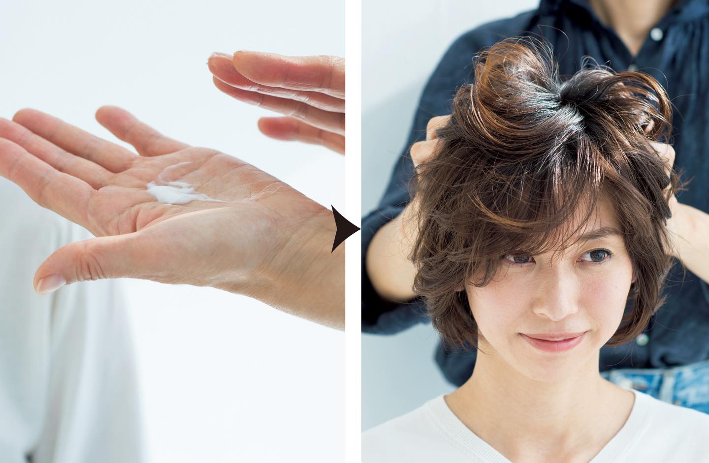 40代 髪型_13,40代 ショートヘア_13,ヘアアレンジ_14