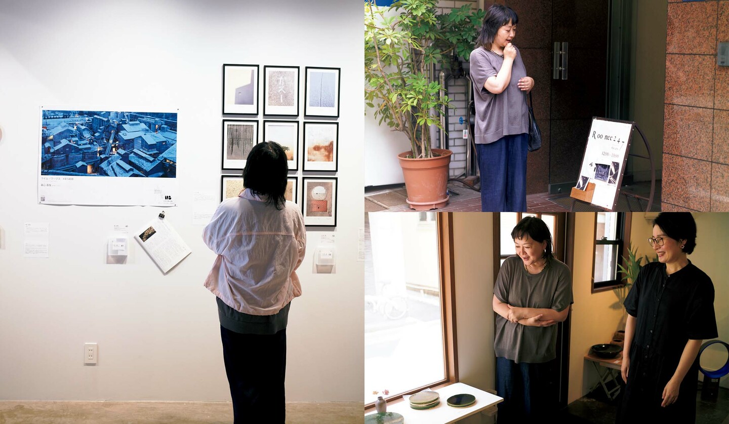 東京・馬喰町周辺のギャラリーを訪れた美術ライターの浦島茂世さん