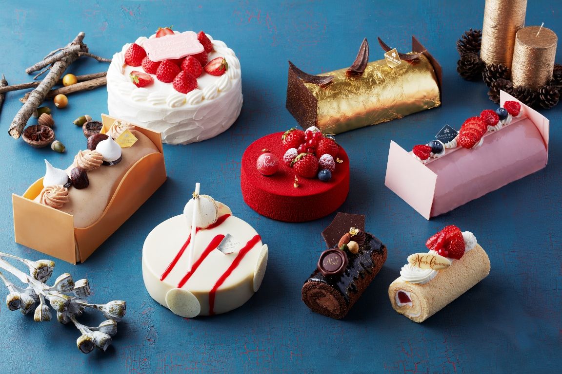 11月1日(木)より予約がスタートする、「グランドニッコー東京 台場」のクリスマスケーキ7種類