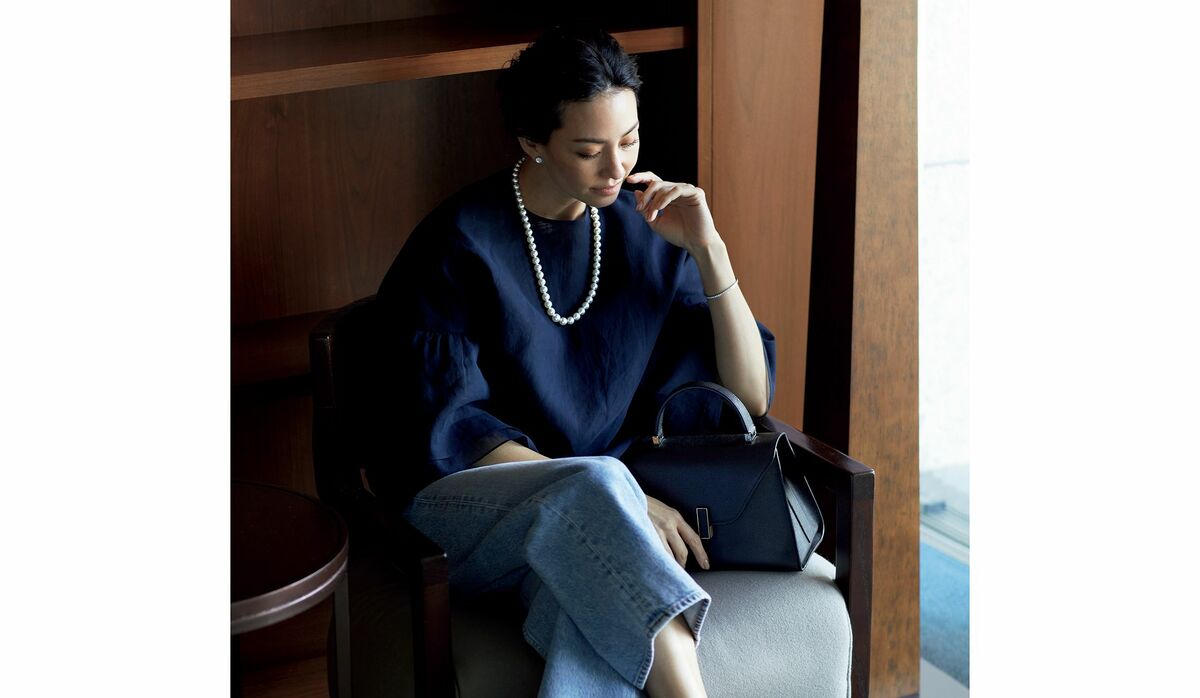 コーデが光るグリーンのネックレス 6/7 Mon｜まろやかな光放つパール