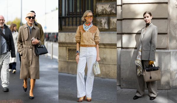 プラスワンで印象的な装いに!上品でプレイフルな「スカーフ」コーデ3選【海外スナップ】