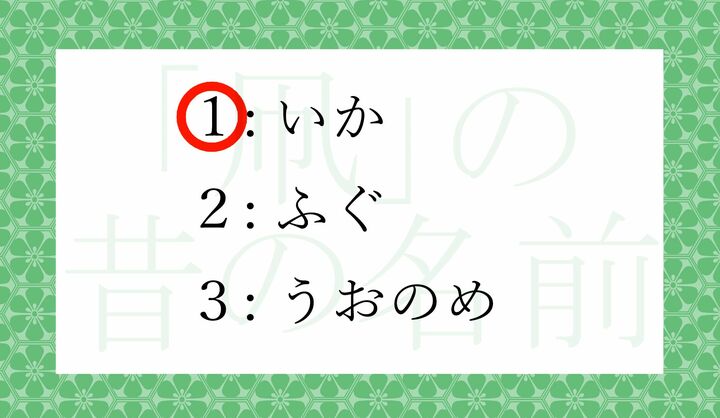 以前はイカに似た姿から「いかのぼり」と呼ばれていたようです。