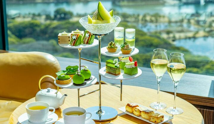 コンラッド東京「抹茶と香りのアフタヌーンティー “ボタニカルガーデン”」
