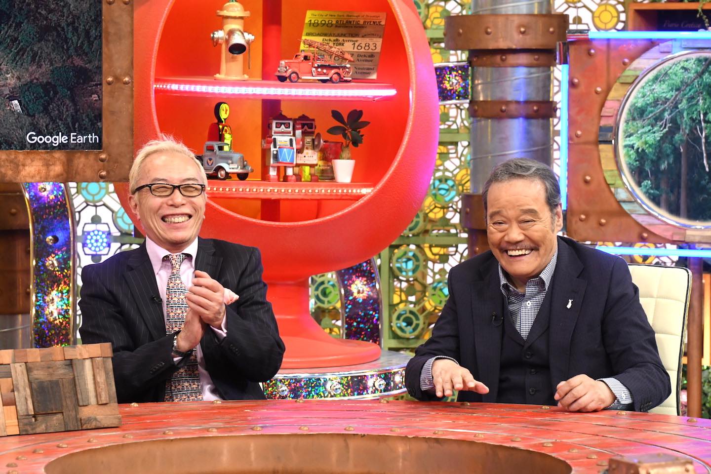 所ジョージさんと西田敏行さん ©ABCテレビ