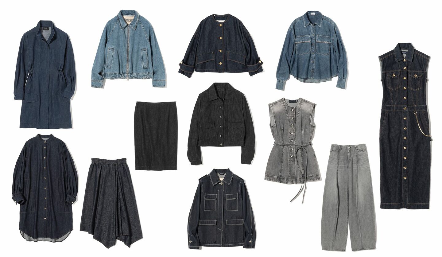 ブルネロ クチネリ、スポーツマックス、ヘルノ、アクリス、マッキントッシュのデニムウエア