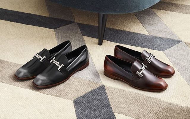 TOD'S ローファー 黒 ダブルT-