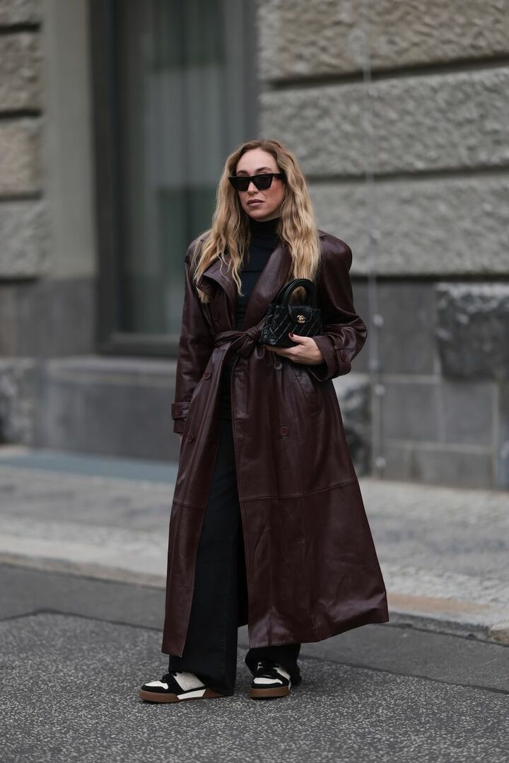 ファッションニュース_3,セレブ_3,コート_2,レザー_1,秋コーデ_3,大人コーデ_3