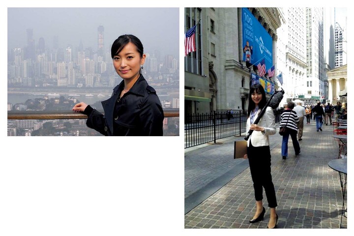 キャスターの大江麻理子さんのヒストリー写真