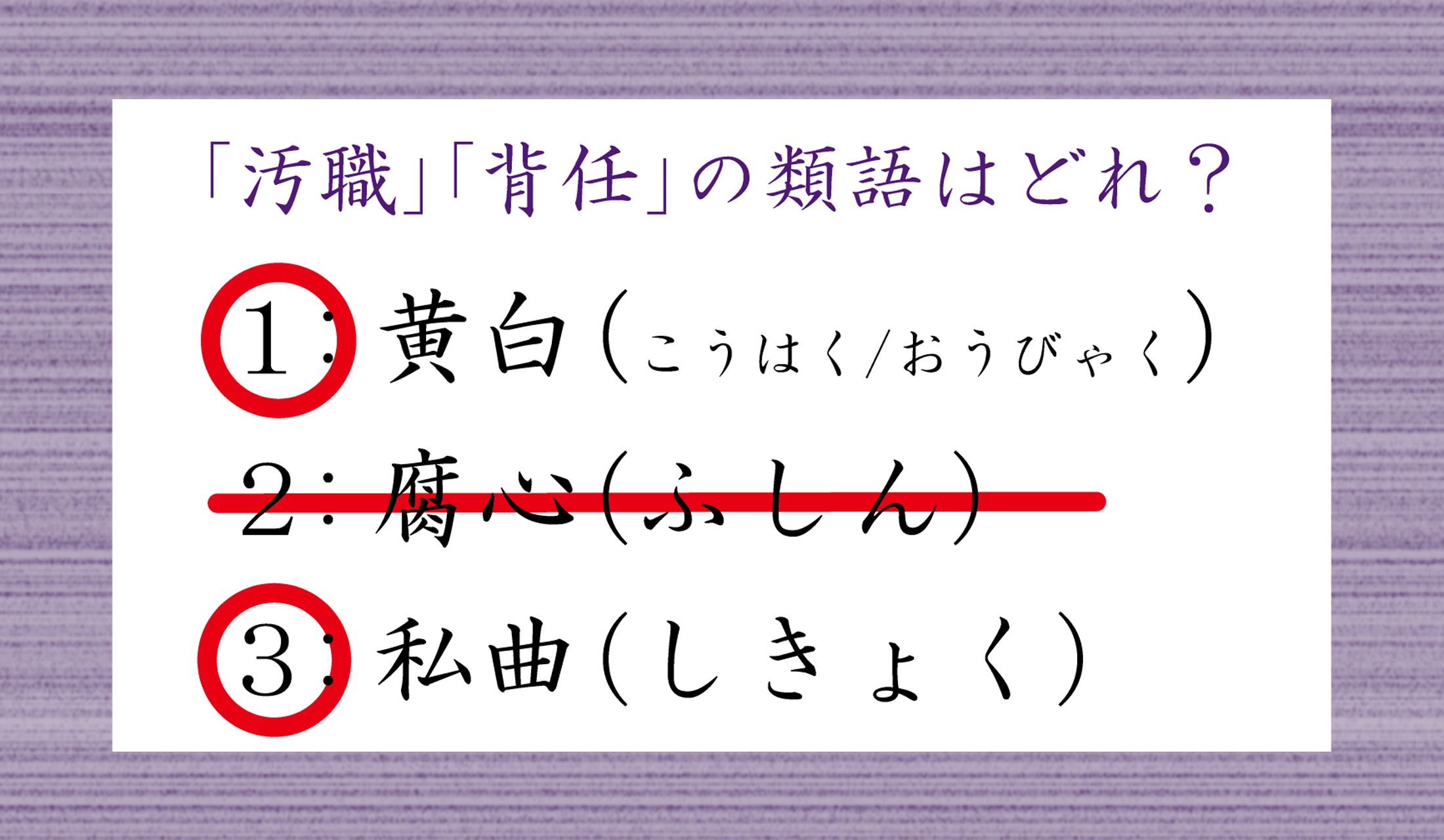 「腐心」だけ方向性が違う言葉です。