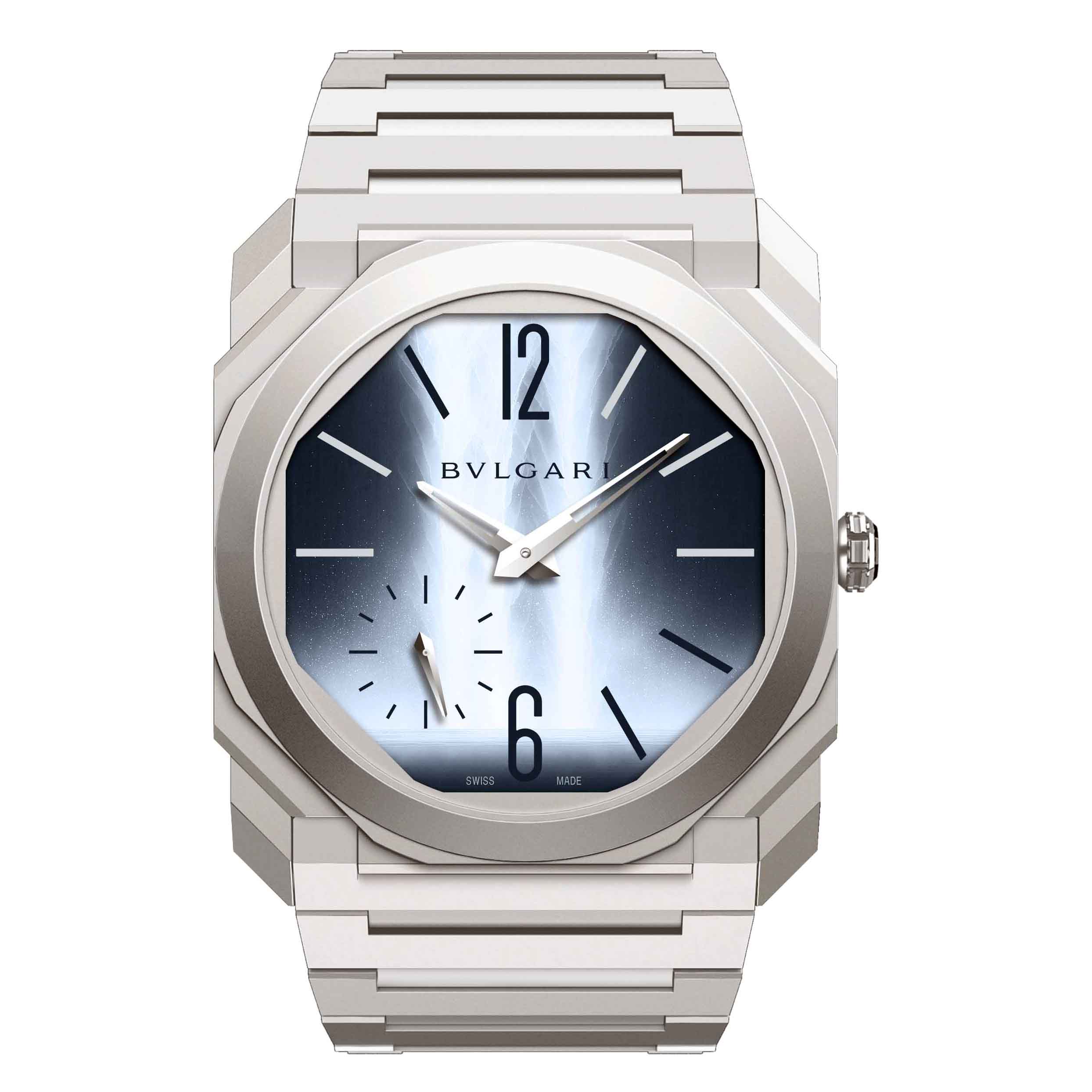 ●自動巻き ●ケース径40mm ●パワーリザーブ60時間 ●ステンレススティールケース×ステンレススティールブレスレット ¥1,620,000(ブルガリ ジャパン)※税抜き価格