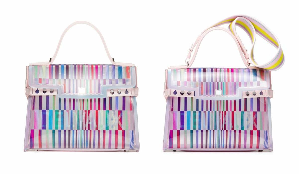 デルヴォー グラディエーター タンペートGM PVC ハンドバッグ