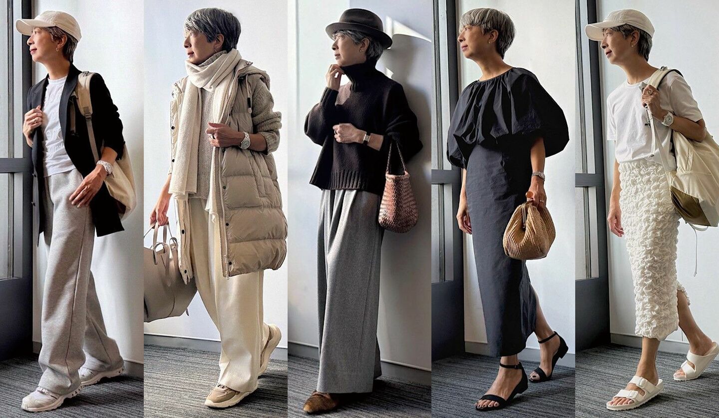 2025年に人気を集めた、身長152cmの編集者エディターJの日々の着こなし