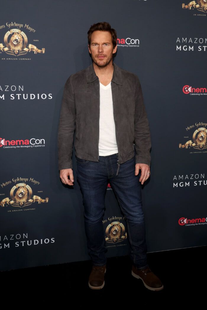 2025年4月2日、ラスベガスのシーザーズ・パレス・コロシアムで行われた『MERCY／マーシー AI裁判』（2026年1月23日公開予定）のプロモーション。