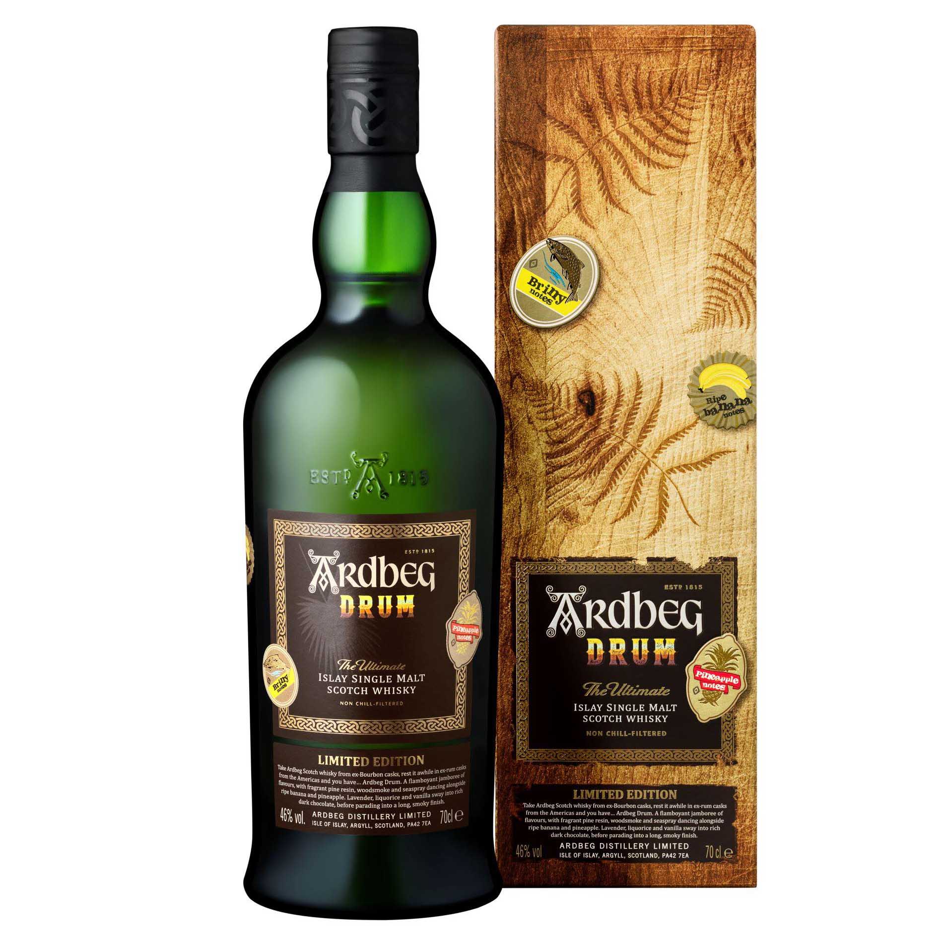 アードベッグ ドラム ●700ml アルコール度数:46度 ¥12,000(税抜)